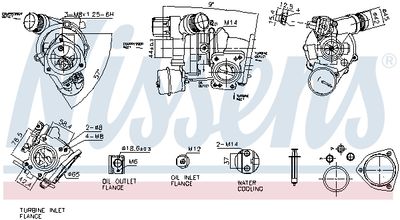 Charger, charging (supercharged/turbocharged) NISSENS 93557