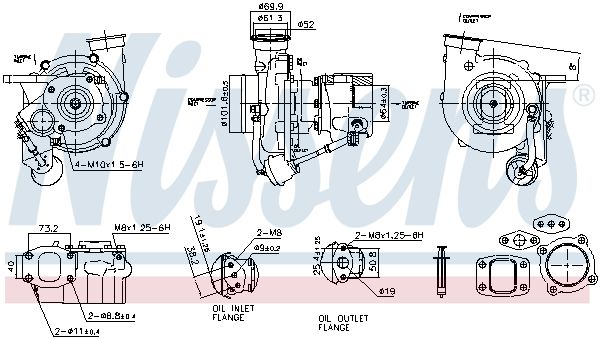 NISSENS 93579 Charger, charging (supercharged/turbocharged)