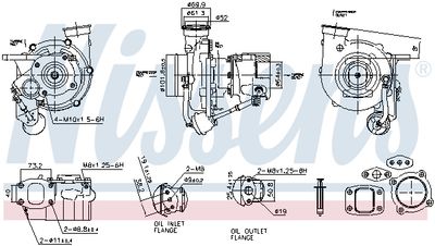 Charger, charging (supercharged/turbocharged) NISSENS 93579