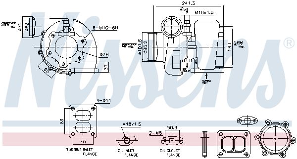 NISSENS 93583 Charger, charging (supercharged/turbocharged)