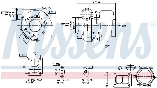 NISSENS 93597 Charger, charging (supercharged/turbocharged)