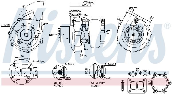 NISSENS 93602 Charger, charging (supercharged/turbocharged)