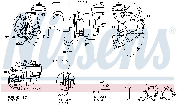 NISSENS 93606 Charger, charging (supercharged/turbocharged)