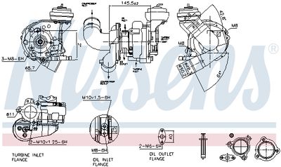 Charger, charging (supercharged/turbocharged) NISSENS 93606