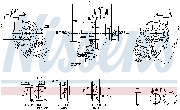 NISSENS 93607 Charger, charging (supercharged/turbocharged)