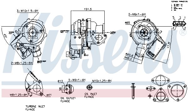 NISSENS 93610 Charger, charging (supercharged/turbocharged)