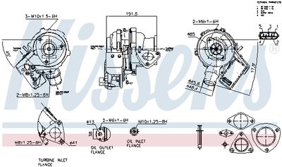 Charger, charging (supercharged/turbocharged) NISSENS 93610