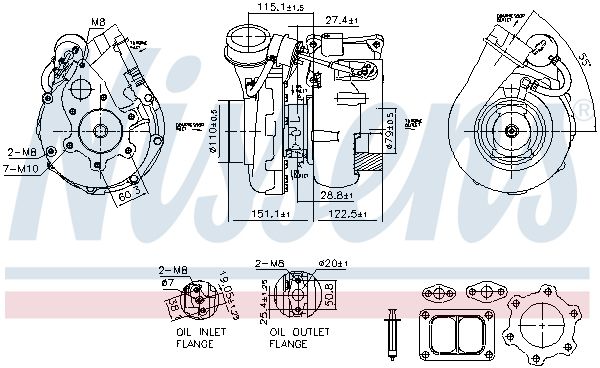 NISSENS 93617 Charger, charging (supercharged/turbocharged)
