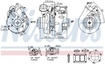 Charger, charging (supercharged/turbocharged) NISSENS 93617