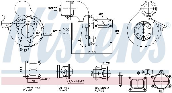 NISSENS 93618 Charger, charging (supercharged/turbocharged)