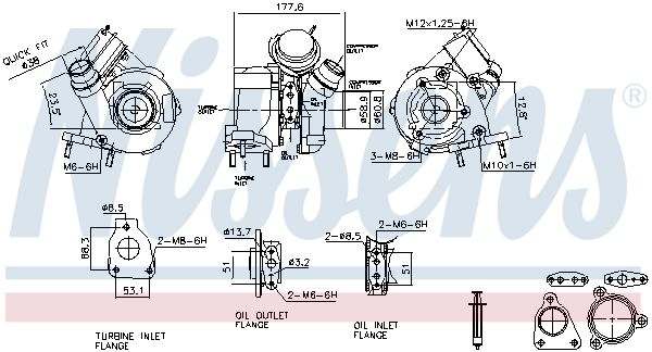 NISSENS 93627 Charger, charging (supercharged/turbocharged)
