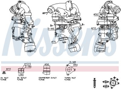 Charger, charging (supercharged/turbocharged) NISSENS 93628