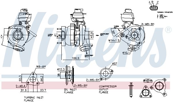 NISSENS 93630 Charger, charging (supercharged/turbocharged)