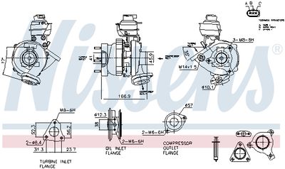 Charger, charging (supercharged/turbocharged) NISSENS 93630