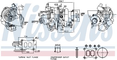Charger, charging (supercharged/turbocharged) NISSENS 93632