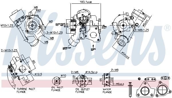 NISSENS 93636 Charger, charging (supercharged/turbocharged)