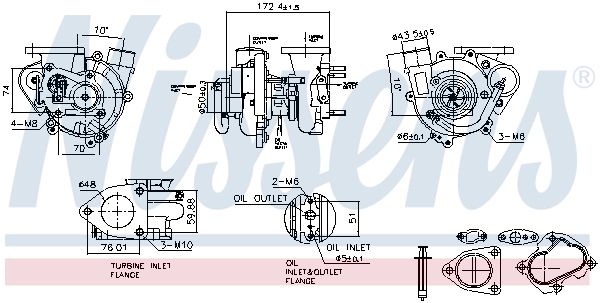 NISSENS 93639 Charger, charging (supercharged/turbocharged)
