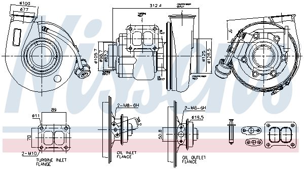 NISSENS 93653 Charger, charging (supercharged/turbocharged)