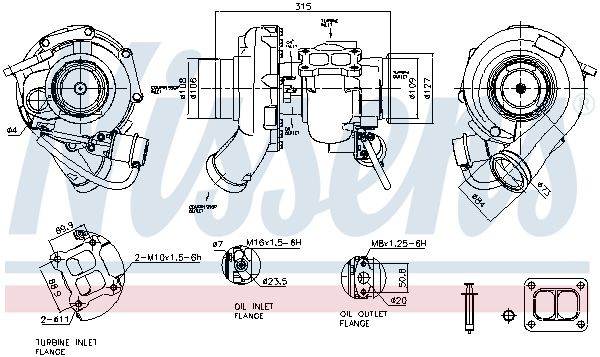 NISSENS 93677 Charger, charging (supercharged/turbocharged)