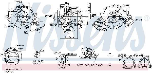 NISSENS 93680 Charger, charging (supercharged/turbocharged)