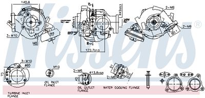 Charger, charging (supercharged/turbocharged) NISSENS 93680