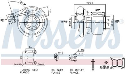Charger, charging (supercharged/turbocharged) NISSENS 93681