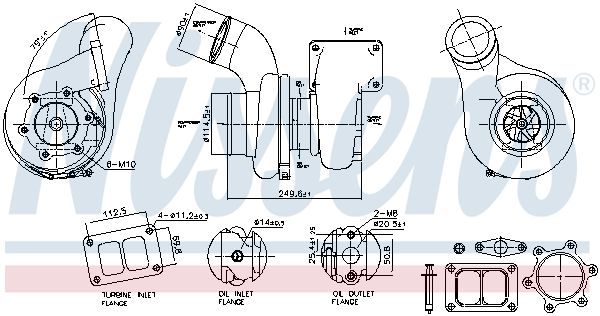 NISSENS 93691 Charger, charging (supercharged/turbocharged)