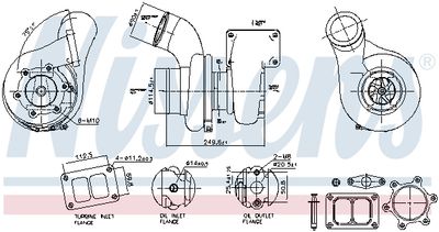 Charger, charging (supercharged/turbocharged) NISSENS 93691