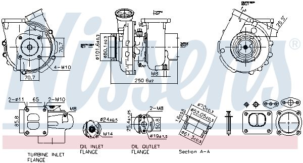 NISSENS 93697 Charger, charging (supercharged/turbocharged)