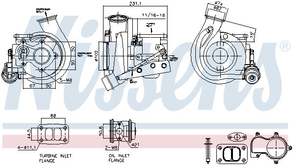 NISSENS 93711 Charger, charging (supercharged/turbocharged)