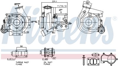 Charger, charging (supercharged/turbocharged) NISSENS 93711