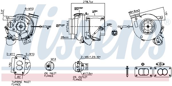 NISSENS 93721 Charger, charging (supercharged/turbocharged)