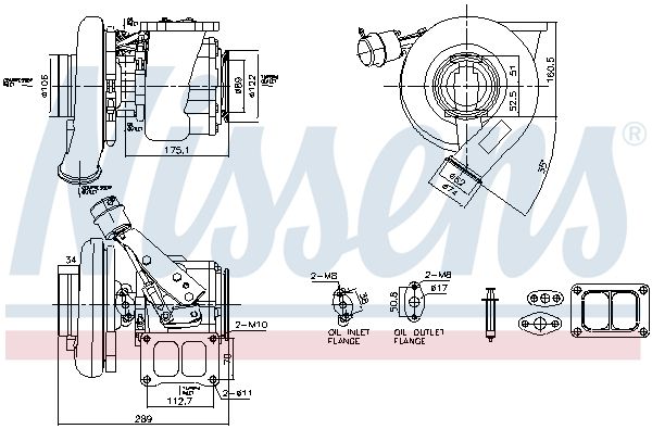 NISSENS 93739 Charger, charging (supercharged/turbocharged)