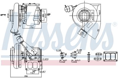 Charger, charging (supercharged/turbocharged) NISSENS 93739