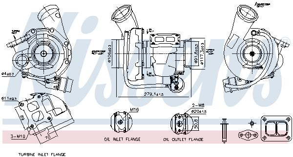 NISSENS 93762 Charger, charging (supercharged/turbocharged)