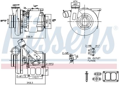 Charger, charging (supercharged/turbocharged) NISSENS 93769