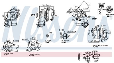 Charger, charging (supercharged/turbocharged) NISSENS 93770