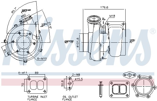 NISSENS 93782 Charger, charging (supercharged/turbocharged)