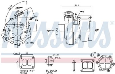 Charger, charging (supercharged/turbocharged) NISSENS 93782