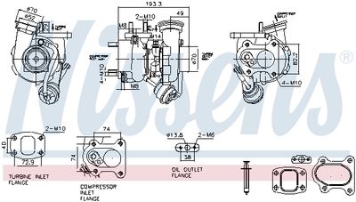 Charger, charging (supercharged/turbocharged) NISSENS 93829
