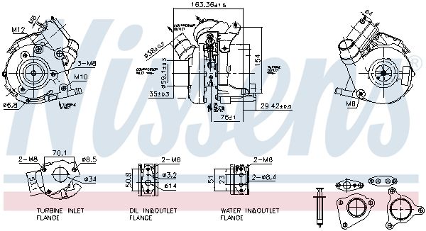 NISSENS 93830 Charger, charging (supercharged/turbocharged)