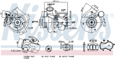 Charger, charging (supercharged/turbocharged) NISSENS 93848