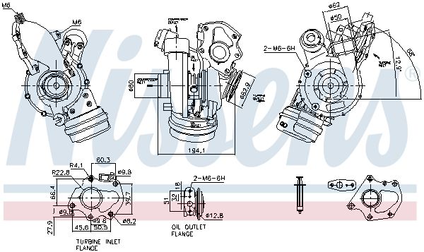 NISSENS 93856 Charger, charging (supercharged/turbocharged)