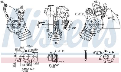 Charger, charging (supercharged/turbocharged) NISSENS 93856