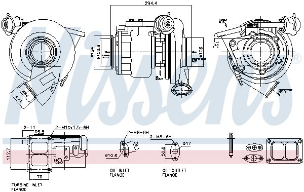 NISSENS 93915 Charger, charging (supercharged/turbocharged)