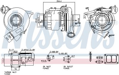 Charger, charging (supercharged/turbocharged) NISSENS 93915