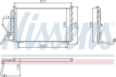 Condenser, air conditioning NISSENS 94007