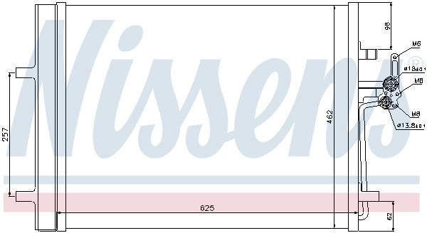 NISSENS 940088 Condenser, air conditioning