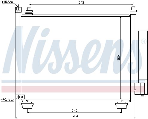 NISSENS 940092 Condenser, air conditioning