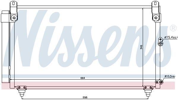 NISSENS 940191 Condenser, air conditioning